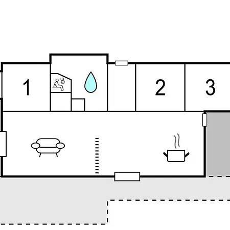 Three-bedroom With A Fireplace In * Ejstrupholm
